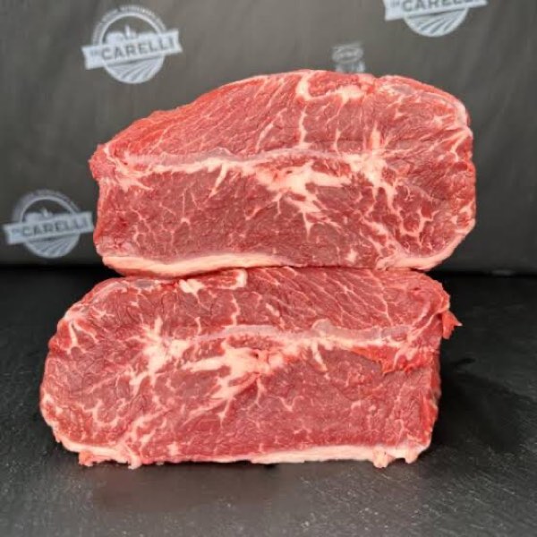Due tagli di carne Miguel Vergara visti di taglio